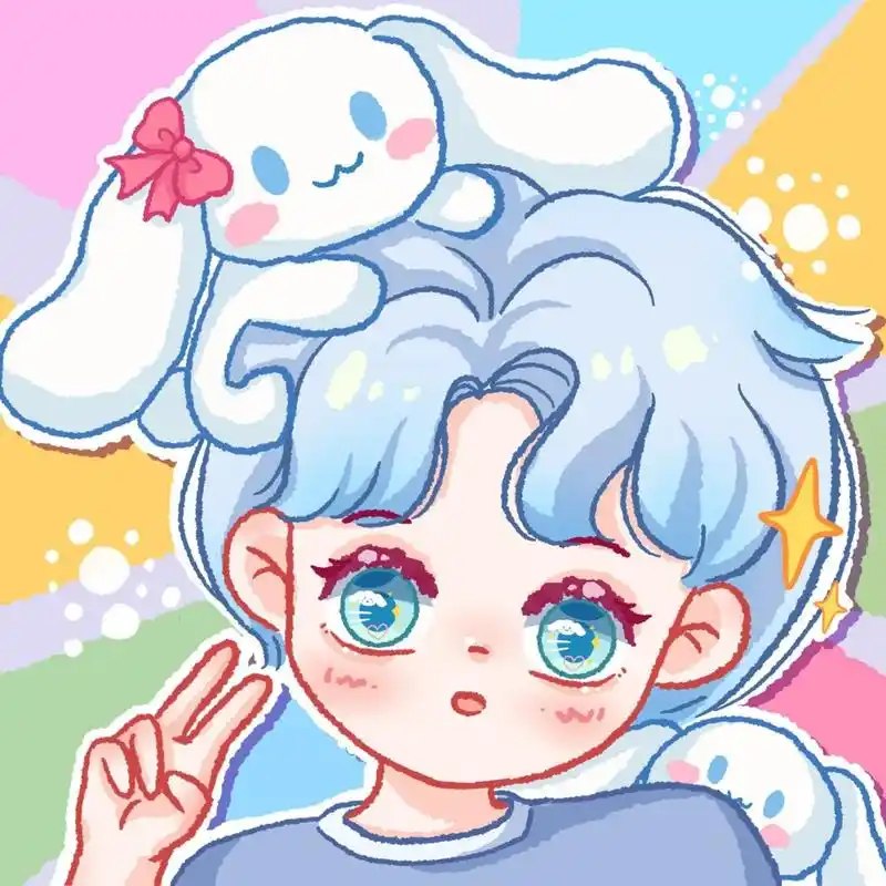 三丽欧拟人之玉桂狗 都说玉桂狗是男孩子,那就画个男孩子吧!