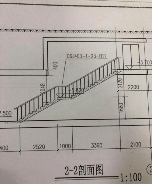 不锈钢楼梯栏杆图纸