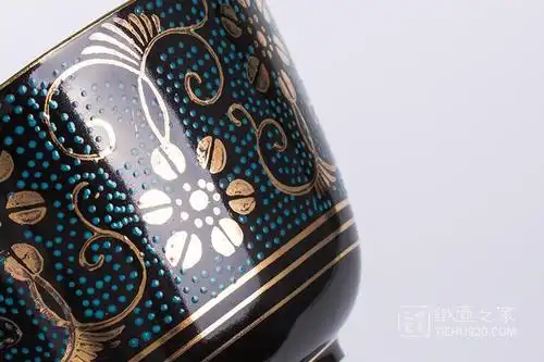 九谷烧 青粒铁仙5杯套装(k5-726)