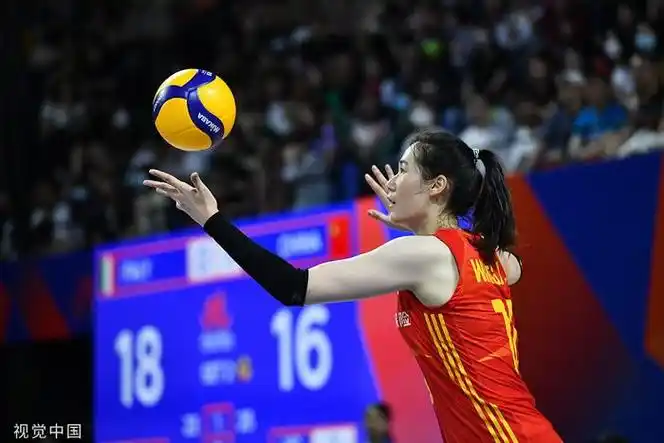 中国女排主攻手王云蕗.
