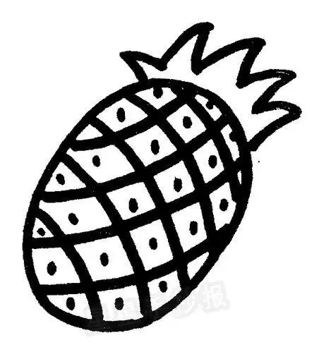黑色的水果简笔画有哪些