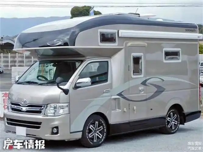 国内没有但却真好用丰田海狮c型房车长度仅5米内部有4张床