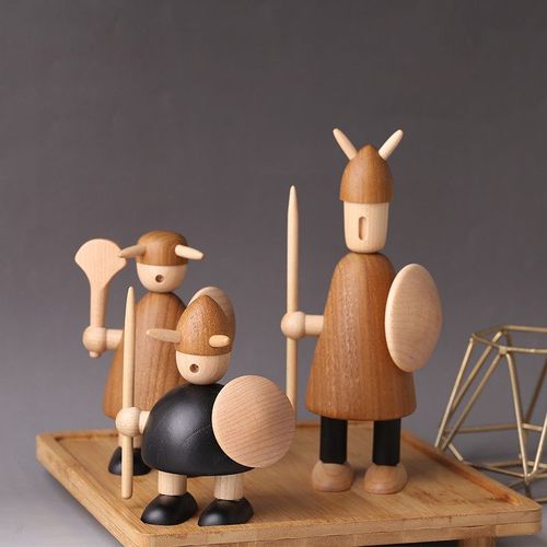 木制品摆件北欧黑胡桃实木猴子家居装饰木偶摆件玄关电视柜创意礼物