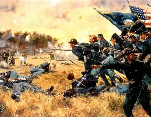 关于美国内战(us civil war)的几张油画(9/12)