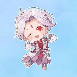 诸葛亮王者荣耀手游q版可爱烫画图案2021t恤印花贴纸烫画补丁定制