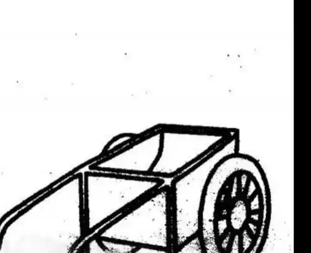 六,抗日战争手推车简笔画