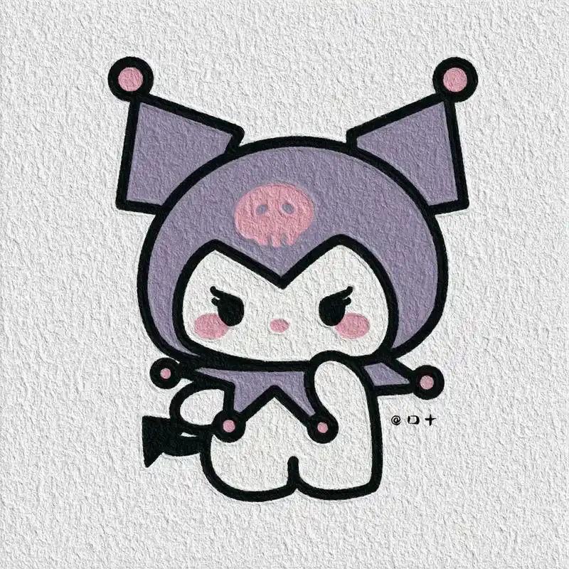 库洛米简笔画教程 库洛米简笔画教程 临摹