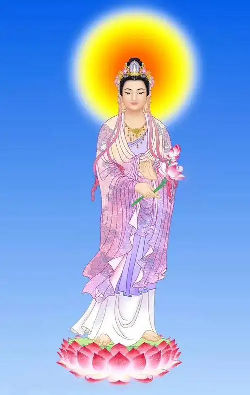 大势至菩萨念佛圆通章图片菩萨圣诞