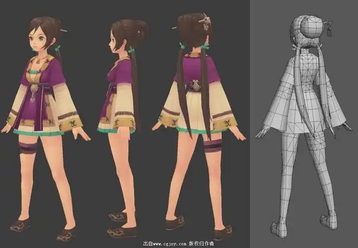 原画3d三视图东洋篇