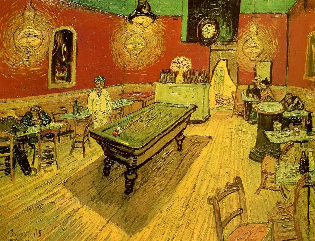 梵高《夜晚的咖啡馆》背后的故事