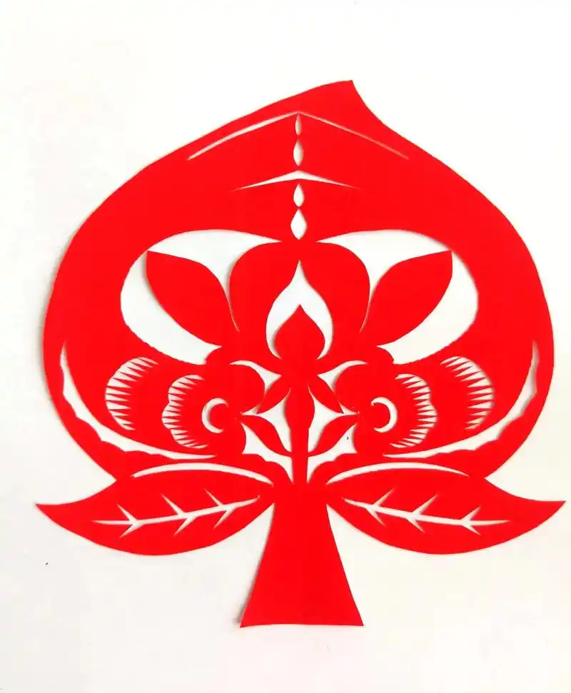 寿桃剪纸 #简单易学脱稿寿桃剪纸 #健康长寿平安吉祥  - 抖音