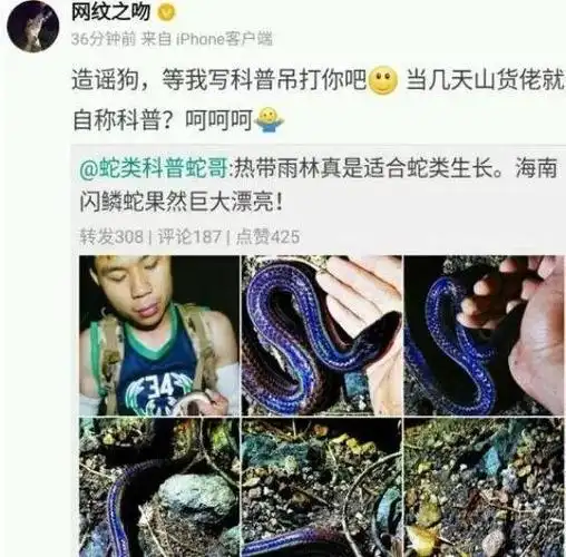 随后传来的就是蛇哥非法捕捉野生保护动物被抓的消息.