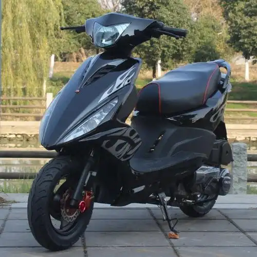 代步四冲程白幽灵改装鬼火摩托车新款踏板鬼火助力跑车电喷