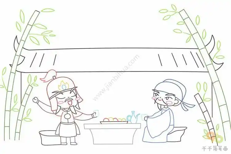 凉州词古诗配画简笔画_古诗配画简笔画