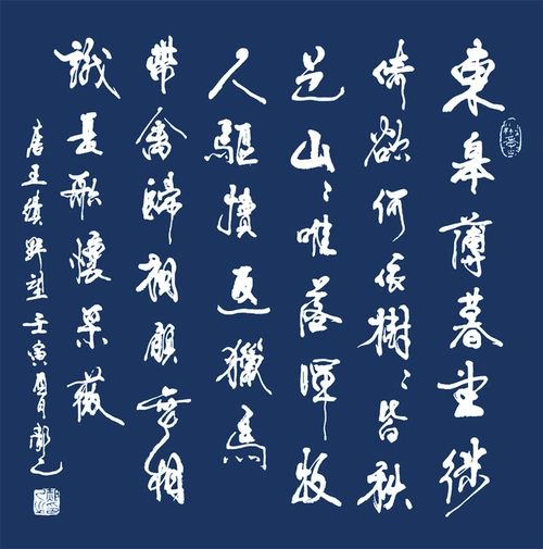 「书写经典」网络展第739期——王绩(唐)《野望》