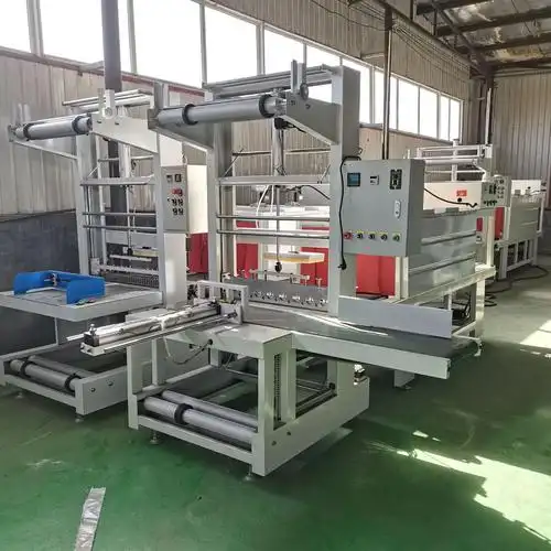 全自动封切机6540袖口式pe膜塑封机收缩包装机花露水套膜热收缩机