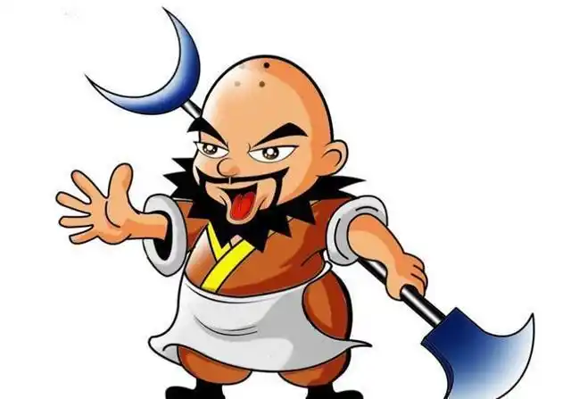 绑在树上,提棍望林冲脑袋上劈将来,关键时刻,鲁智深禅杖隔飞了水火棍