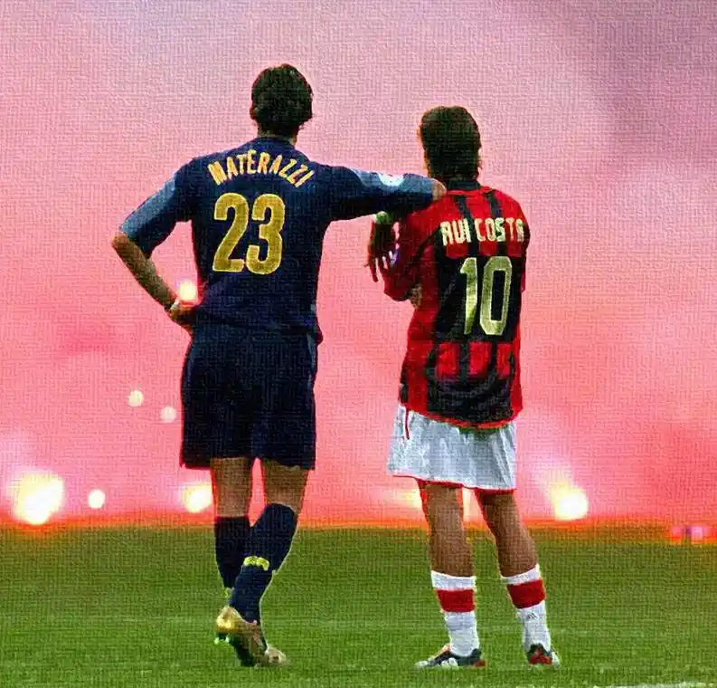 马特拉齐和那些超级巨星的合照#马特拉齐鲁伊科斯塔 #齐达内头 - 抖音