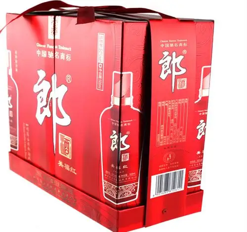 食品,饮料 酒 中国白酒 郎酒美福红 52度浓香型两瓶装礼盒装酒500ml*2