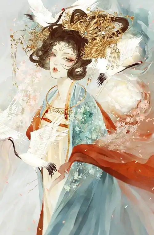 古风水彩画 古风水彩画人物简单 - 第 3 - 水彩迷