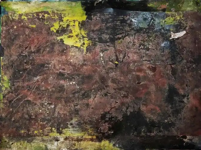 北京当代中国写意油画研究院首届综合材料绘画高研班活动回顾二作品选