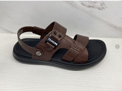 中国飞鸵凉鞋全牛皮新款断码处理皮软底沙滩鞋牛皮凉拖鞋男潮