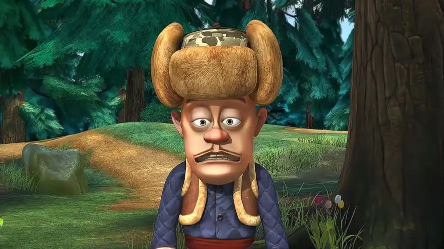 熊出没光头强要砍光森林亏他想得出来你以为熊大会放过你