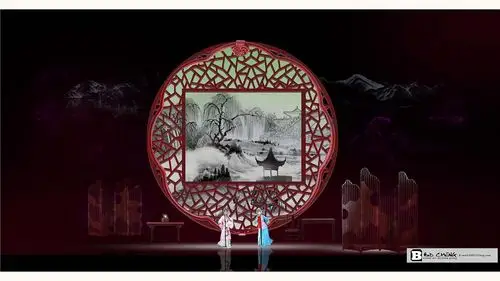 现代多媒体昆曲牡丹亭舞台概念方案设计