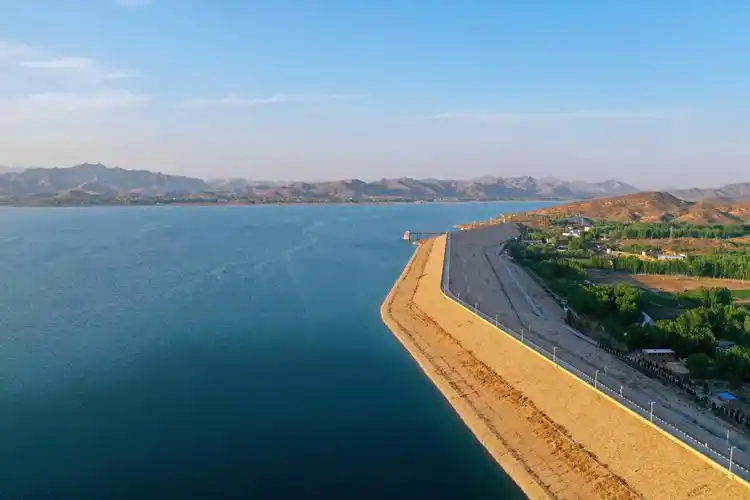 航拍西大洋水库