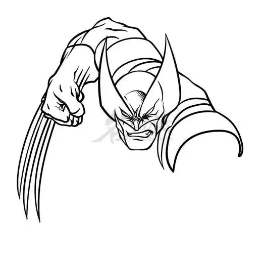 金刚狼入门画法教你画金刚狼