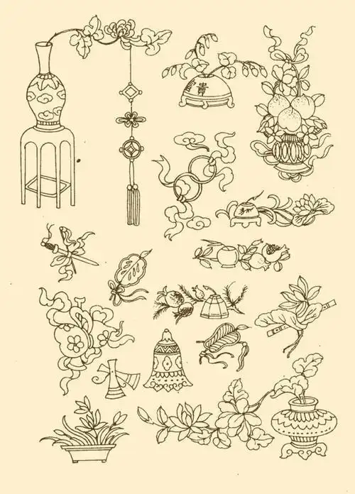 文房四宝的画法简笔画