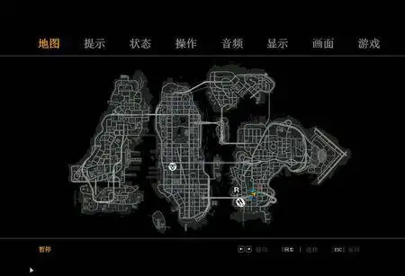 gta4的除了刚开始的家,其他的四个停车点大概在哪?谁知道?