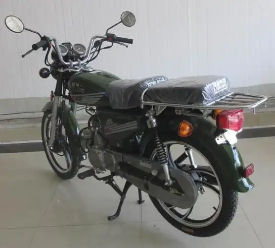 重庆嘉陵70cc摩托车jh70-e节油王复古大油箱国四电喷可上牌 黑色钢丝