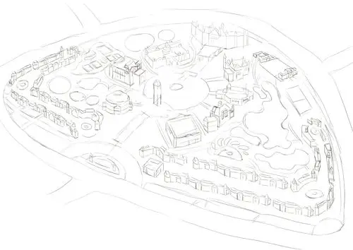 恒大丁字湾游乐场手绘地图