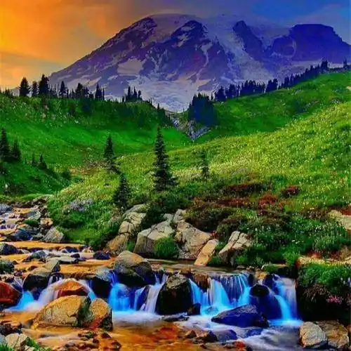 美美的视觉享受美景微信头像,适合中老年人的头像