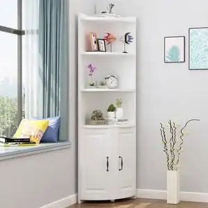 爵彩角柜置物架圆弧转角柜角落柜墙角三角形扇形半圆客厅卧室书柜