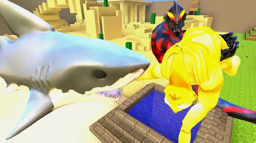 老鬼解说我的世界之鲨鱼的那些精彩视频