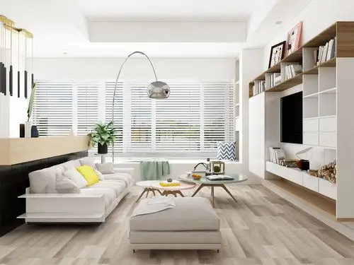 成都华熙528艺术村115平米极简北欧风格装修设计案例_楼盘