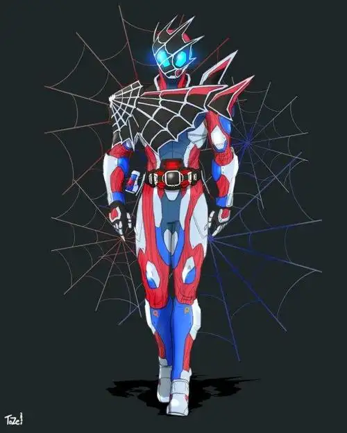 假面骑士礼拜四迎来新骑士:以蜘蛛为主题,造型极为邪魅!