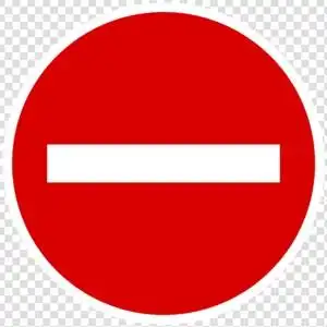 禁停标志 交通标志
