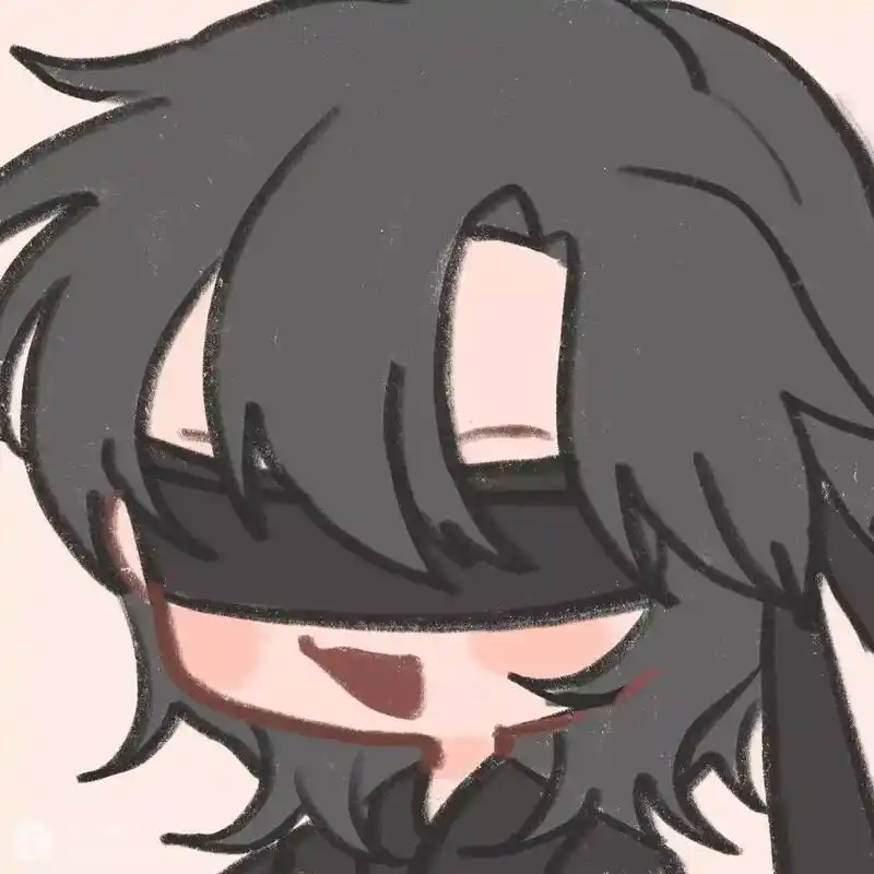 黑花情头#q版人物 #盗墓笔记 #解雨臣 #黑瞎子 - 抖音