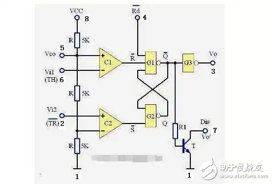 cd4026与555时基电路等组成的数字显示门铃电路