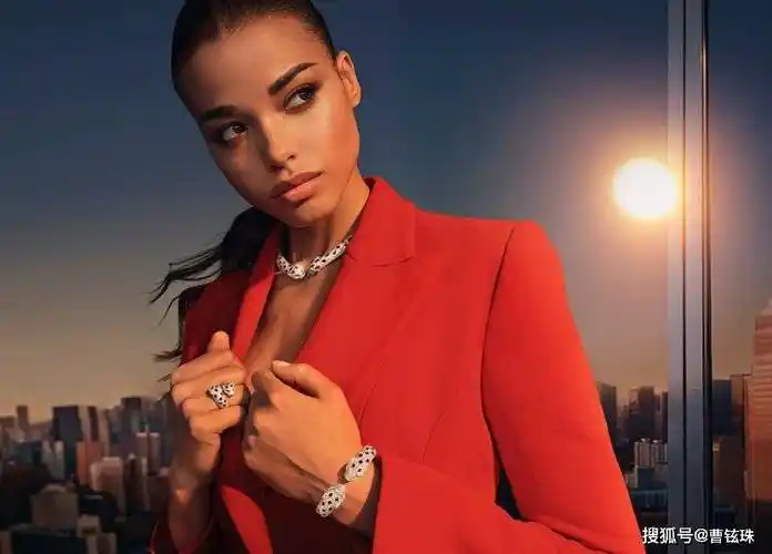 韩国歌手金智秀卡地亚黑豹饰品宣传代言摄影