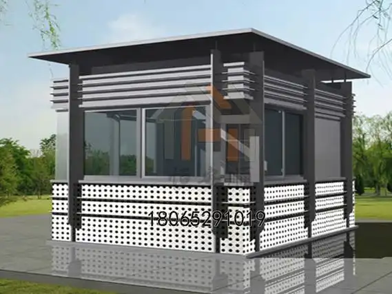 晋江值班室不锈钢岗亭固定 工地不锈钢岗亭样式