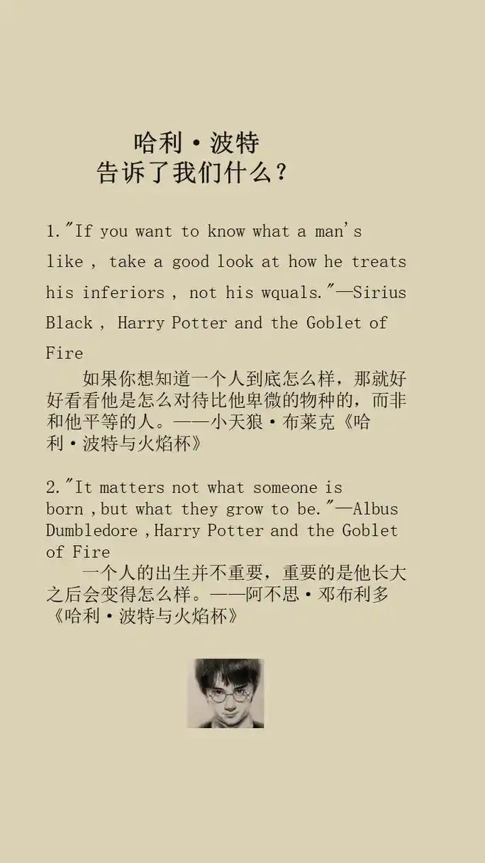 哈利波特告诉了我们什么?很爱的一部作品. 它陪伴我度过了人 - 抖音