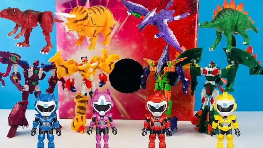 迷你特工队变咖宝车神玩具?解救被传送门封印的赛米露西麦克斯弗特