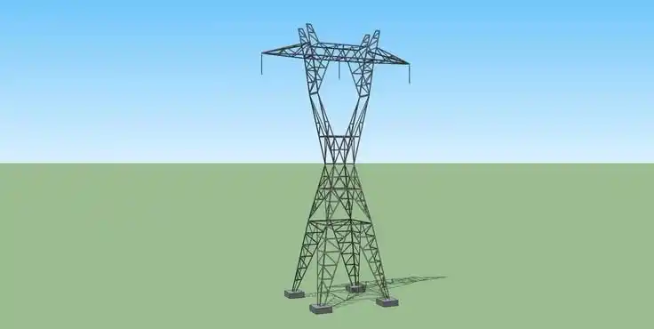高压输电塔83200su模型下载