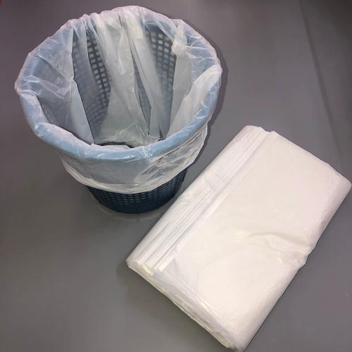 宾馆酒店白色家用垃圾袋20升清洁家务塑料袋20寸24寸白色100个/包