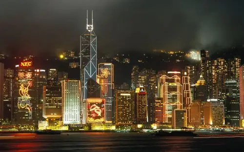 电脑壁纸 人文壁纸 城市夜景 香港之夜