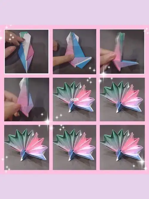 折纸孔雀教程折纸动物